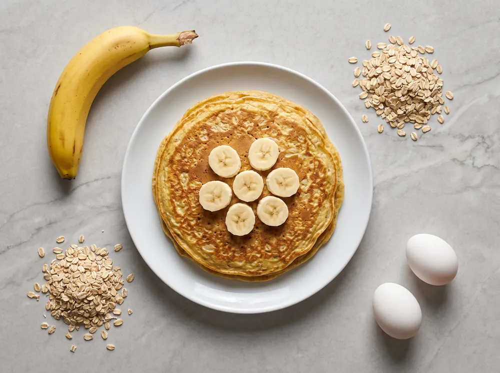 Omlet bananowo-owsiany