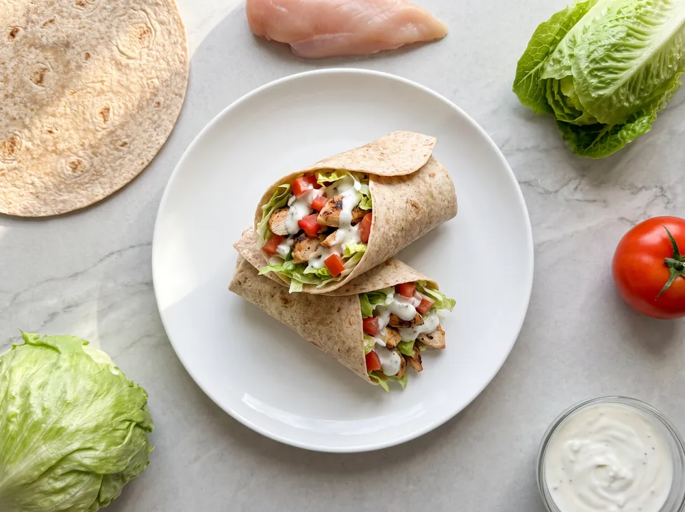 Tortilla kebab fit
